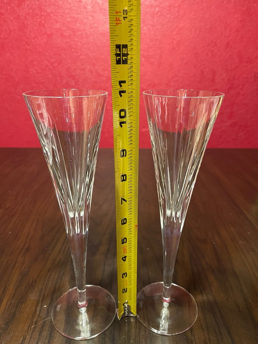 Reed Barton Soho Barware Champagne Flutes Set of 2 9