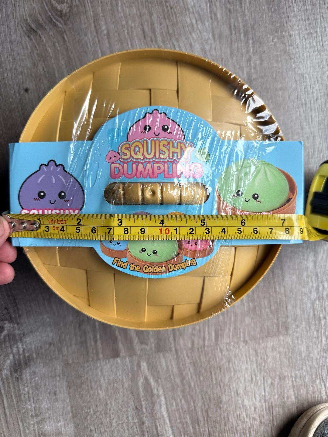 Squishy Dumpling Toy Slow Rising Stress Relief 6" x 4.5" 3