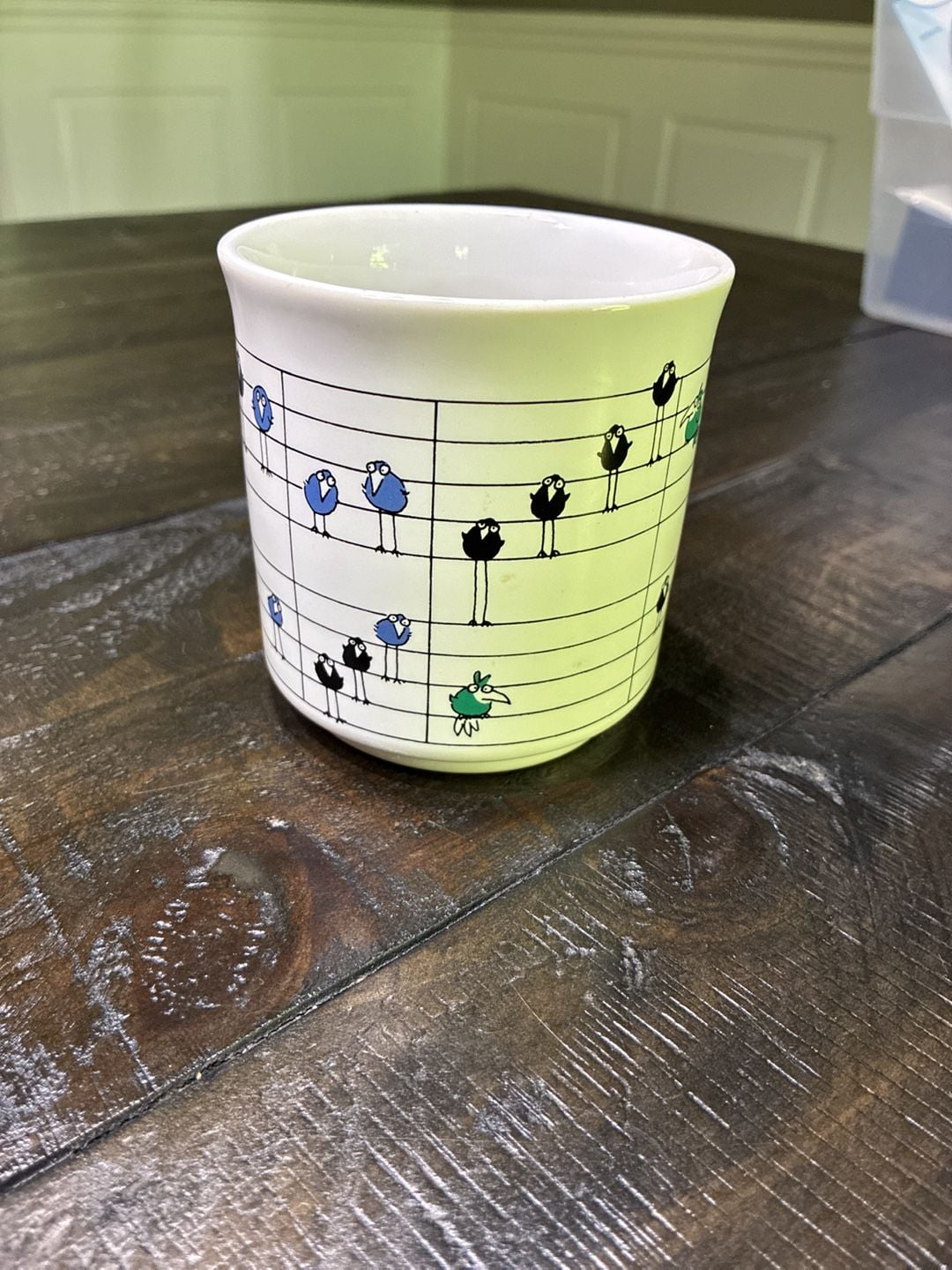 Sandra Boynton Music Notes Birds Coffee Mug Recycled Paper Products, 12 oz 2