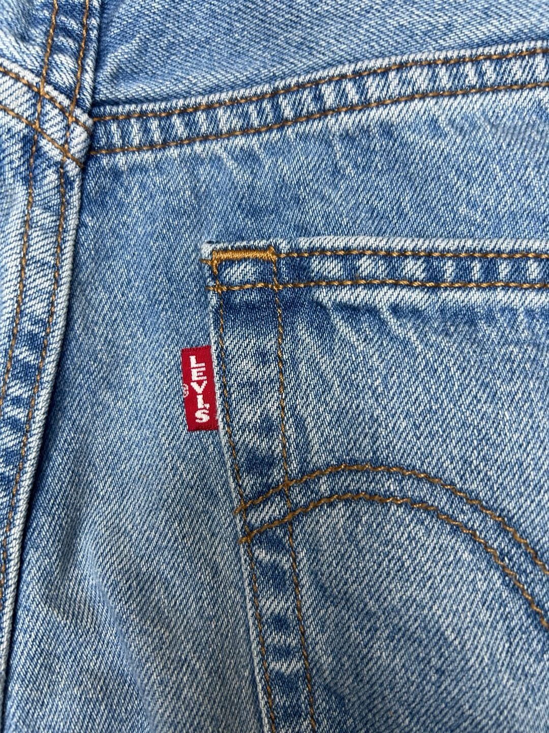 Levi's Ribcage Straight Ankle Size 32 Light Wash Denim Jeans 4