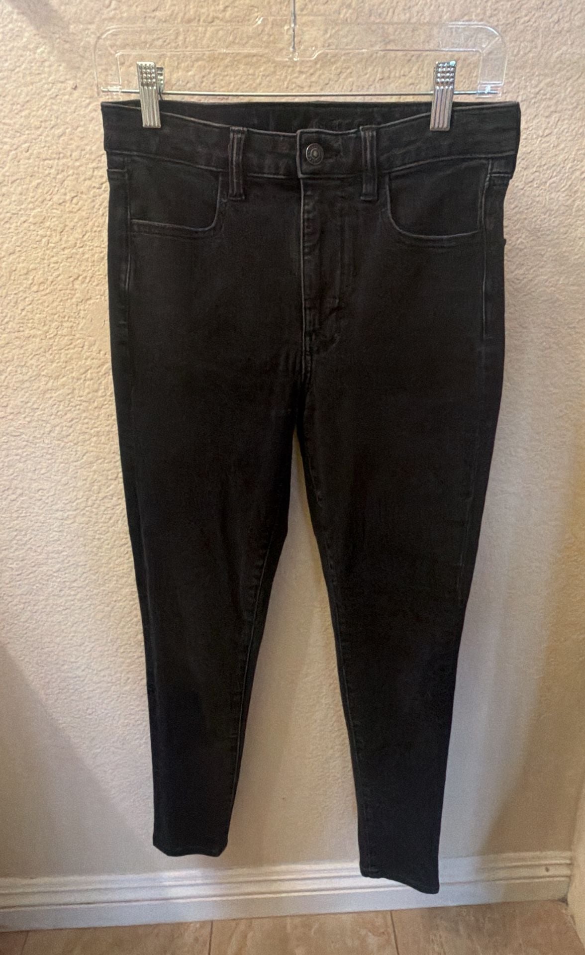 American Eagle Outfitters The Dream Jeans Size 6 Black Skinny 2