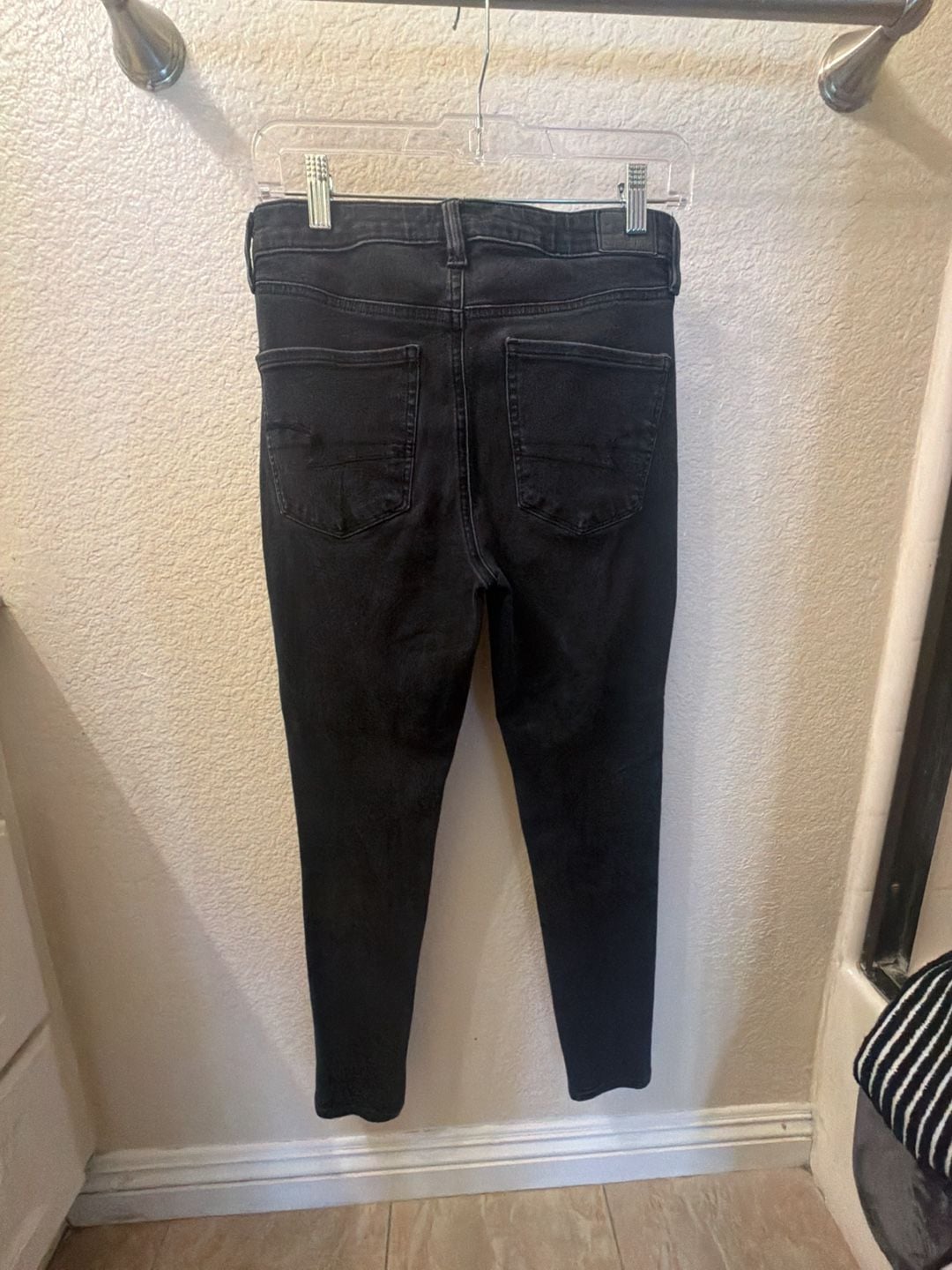 American Eagle Outfitters The Dream Jeans Size 6 Black Skinny 4