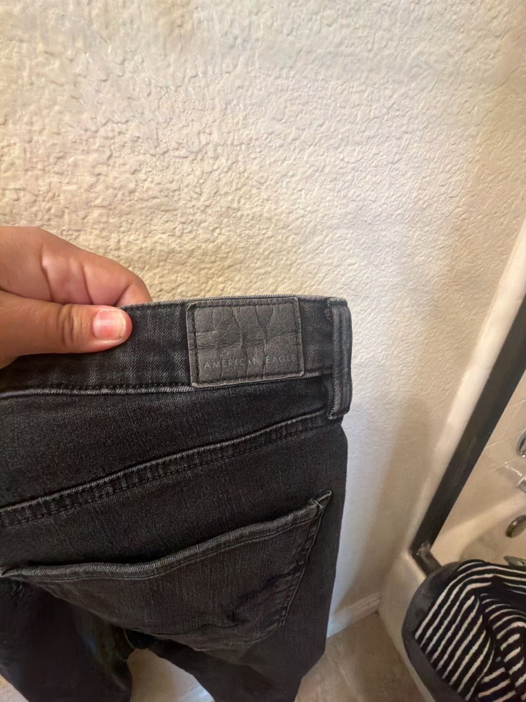 American Eagle Outfitters The Dream Jeans Size 6 Black Skinny 5