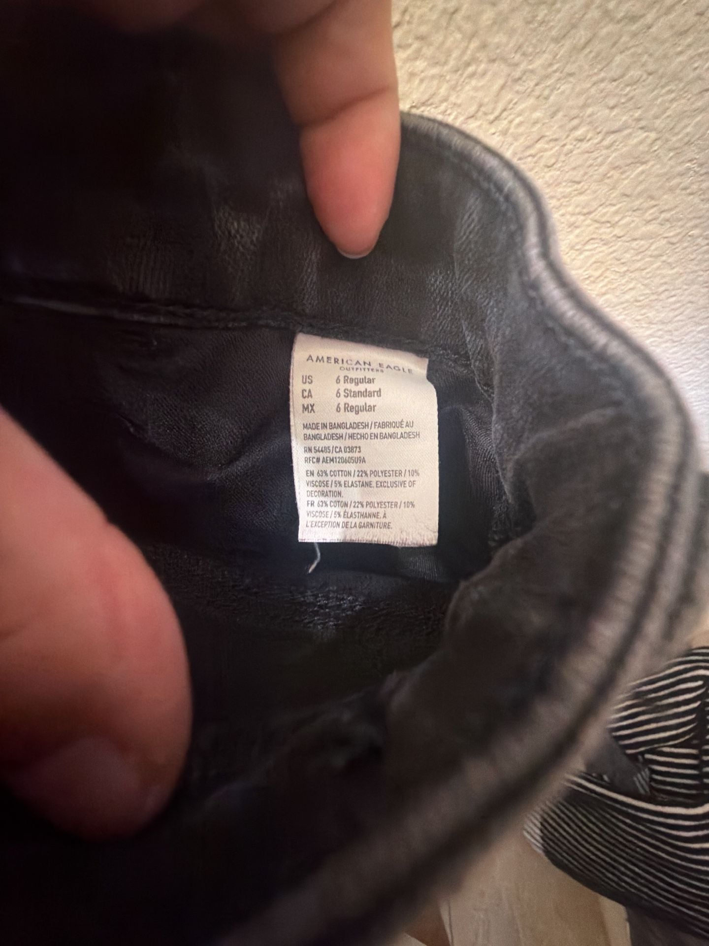 American Eagle Outfitters The Dream Jeans Size 6 Black Skinny 6