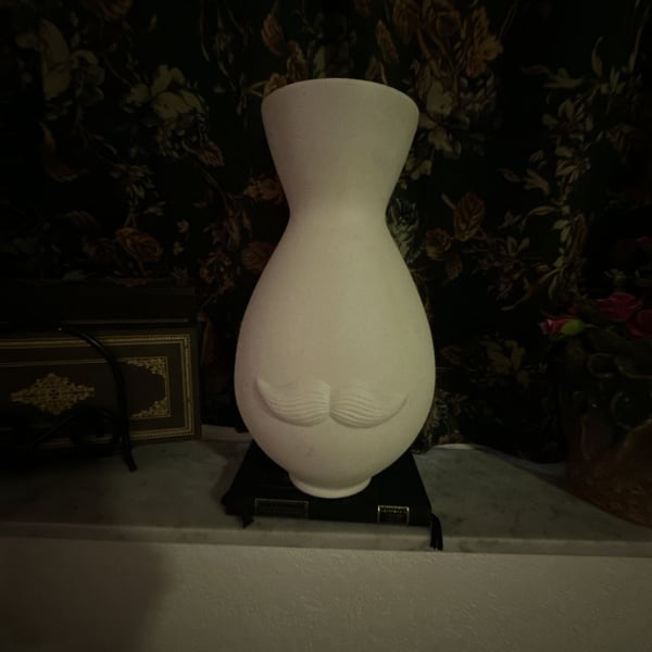 Jonathan Adler Mr. & Mrs. Muse Reversible Vase White Ceramic