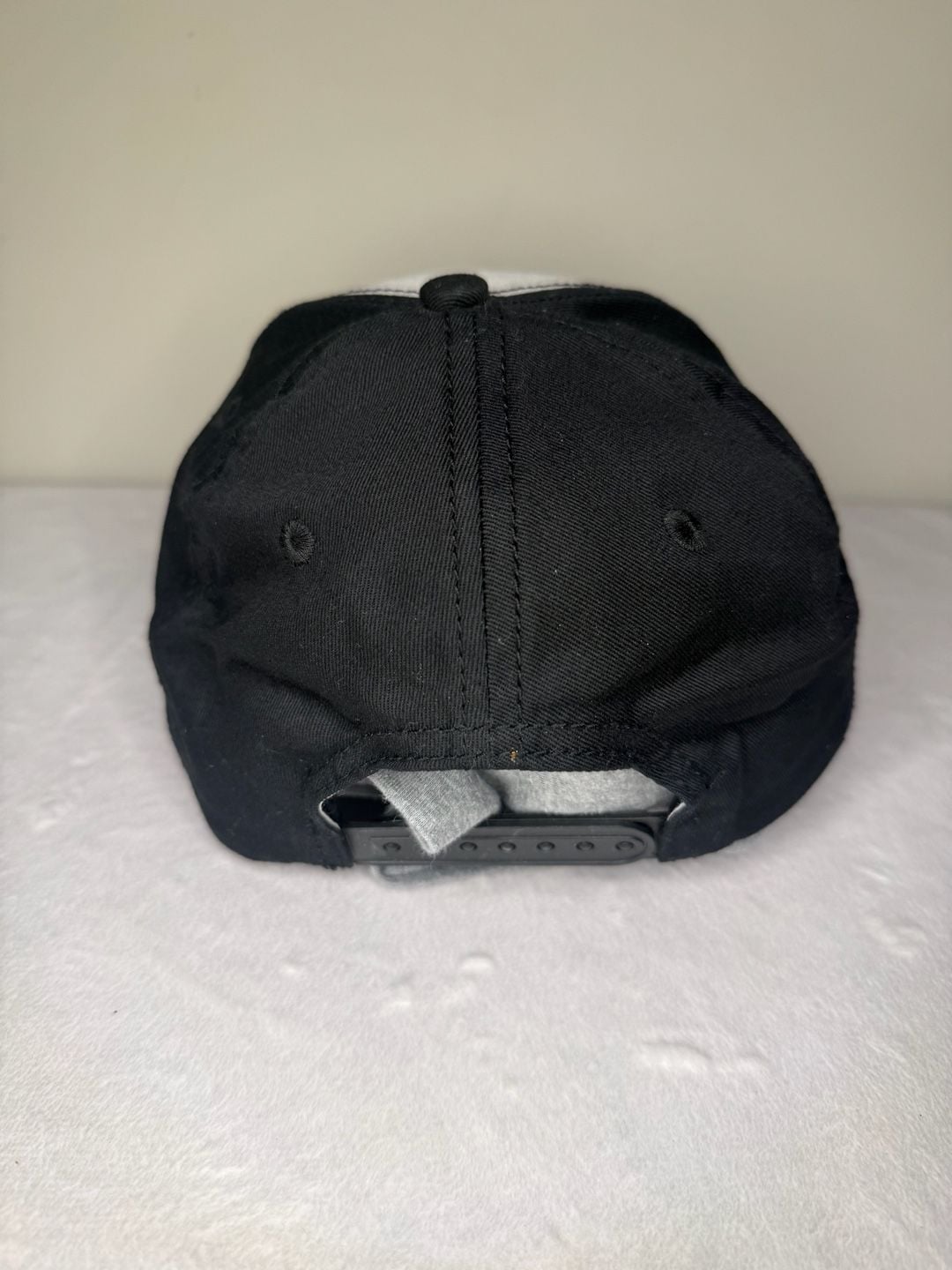 Cinch Men's Black and White Striped Trucker Cap with Logo Patch 4