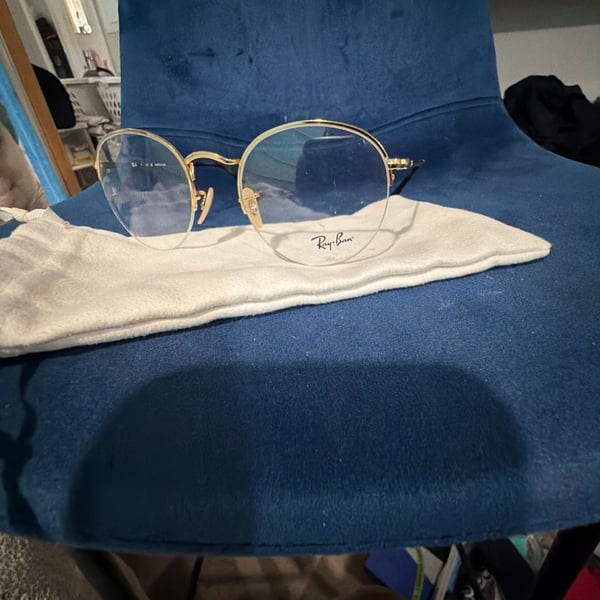 Ray-Ban Round Gaze Eyeglasses Arista Gold 51-22