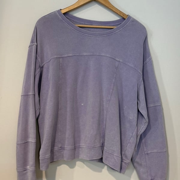 Pullover Sweatshirt Purple