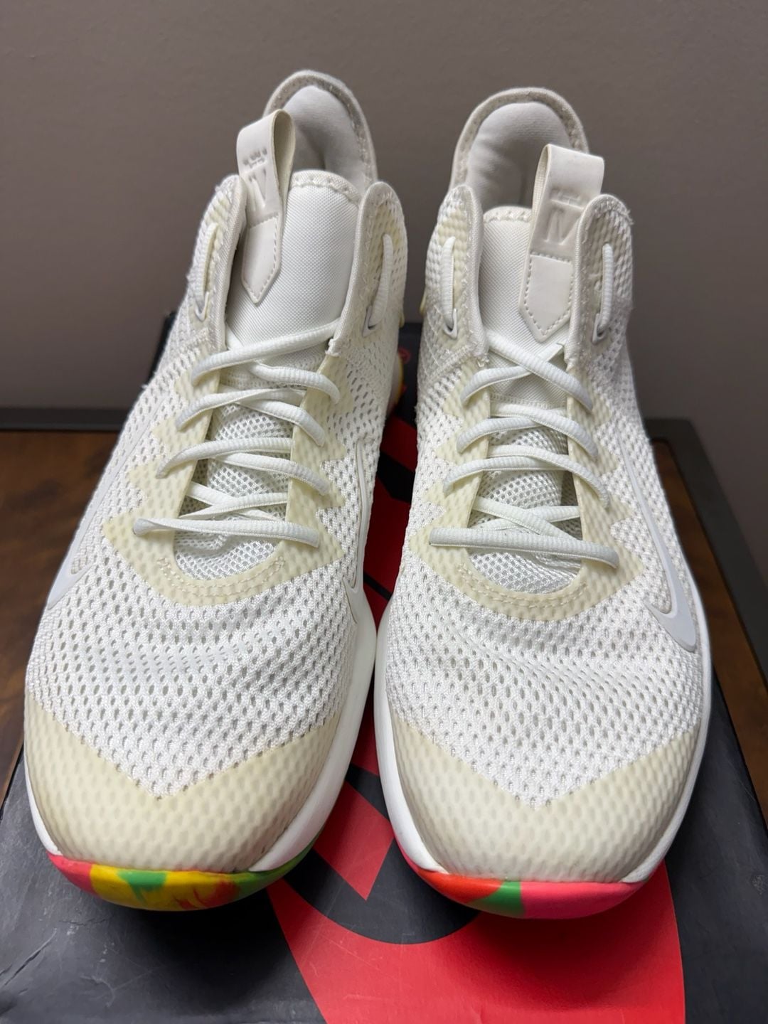 Nike LeBron Witness IV Fruity Pebbles White Multi Camo Basketball 3