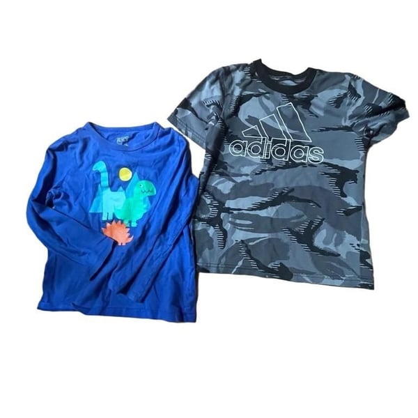 Adidas And The Childrens Place Boys Shirts Size 5 And 5T Lot