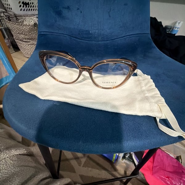 Versace VE3349U Cat Eye Eyeglasses Brown