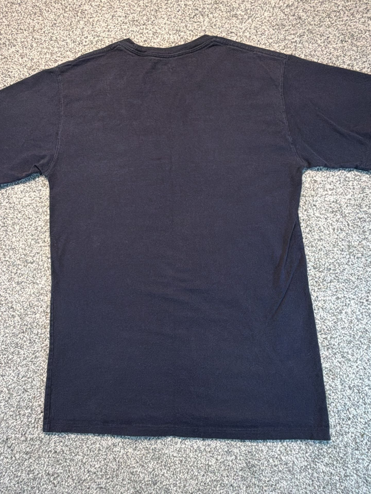 Champion C100 Logo Century Collection T-Shirt Size S Navy Blue 7
