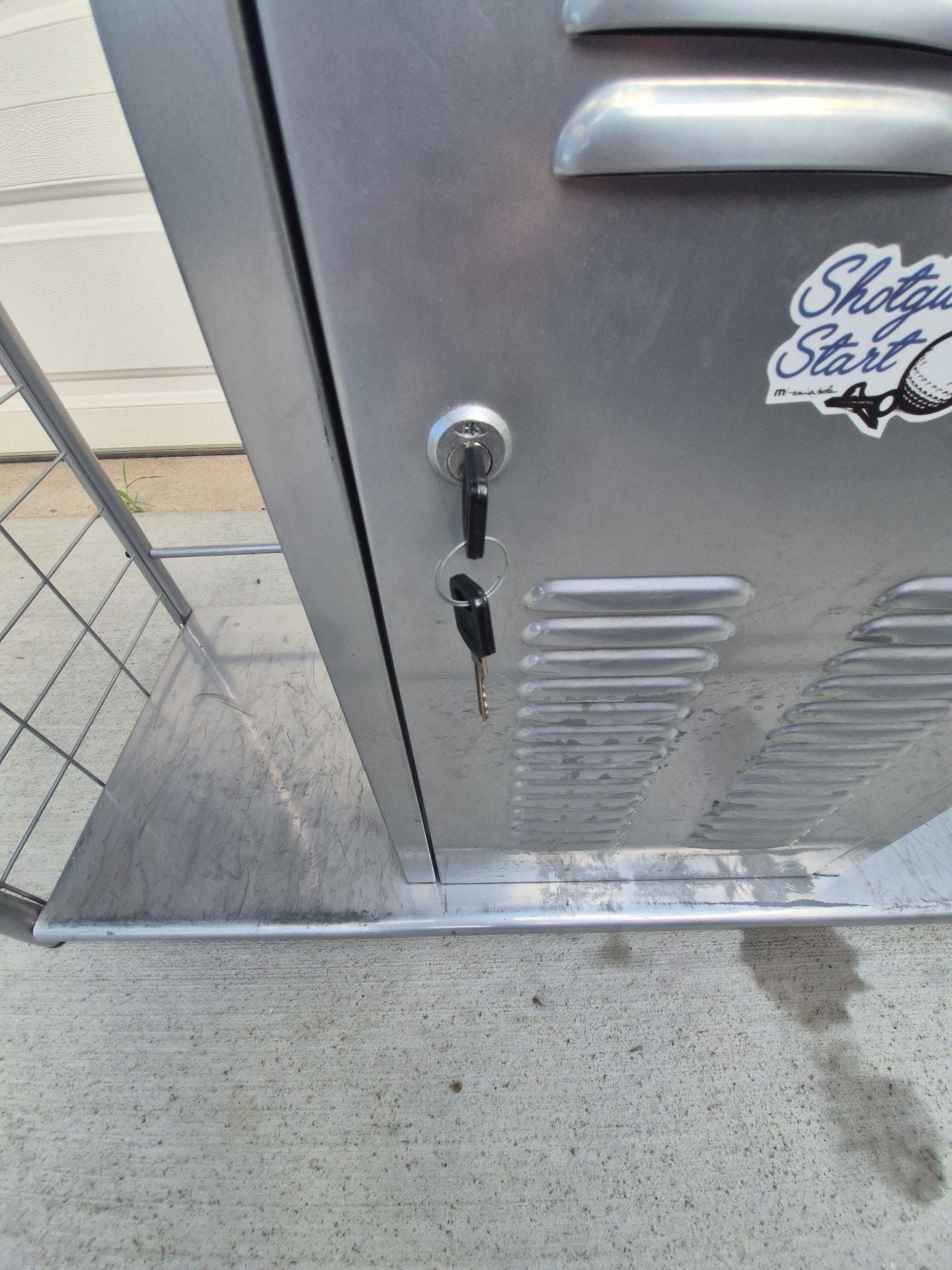 TravisMathew Branded Metal Locker Display Storage Unit 10