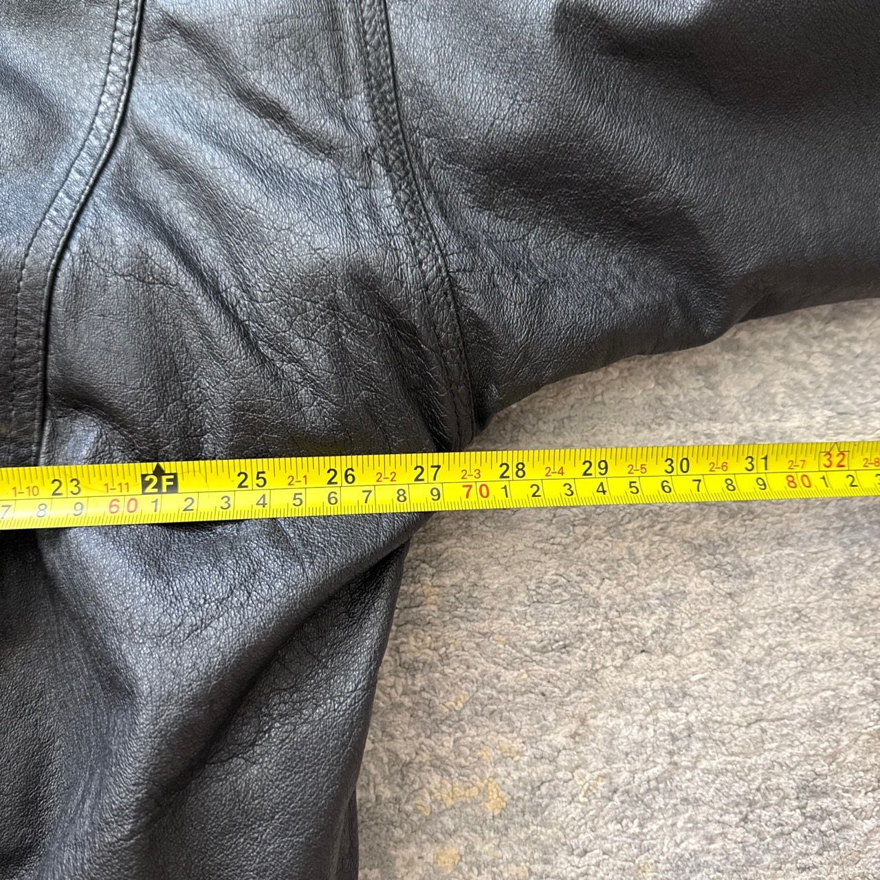 Vintage 90s Bugle Boy Black Genuine Leather Bomber Jacket Size Large 6