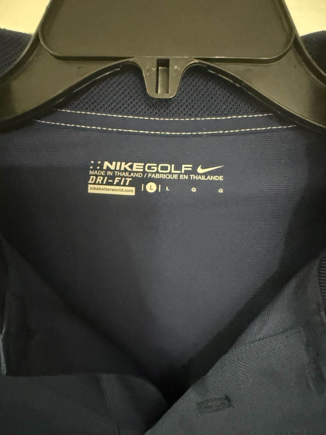 Nike Golf Super Bowl XLIX Polo Shirt Size L Blue Dri-Fit Pepsi 4
