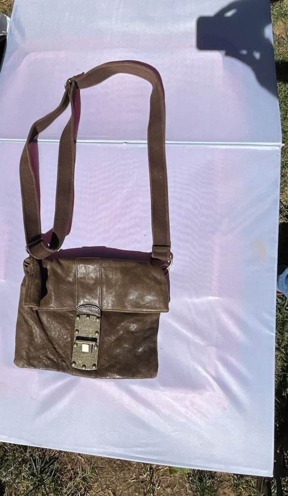 Banana Republic Brown Leather Crossbody Bag 2