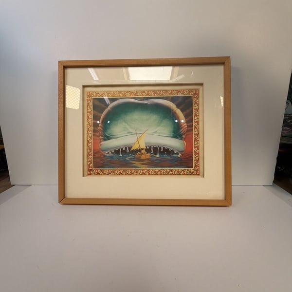 Michael Humphries Pinocchio Monstro The Whale Framed Art Print