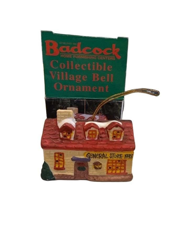 Vintage Badcock Home Furnishing Centers 2 Collectible Ornaments Lot 2