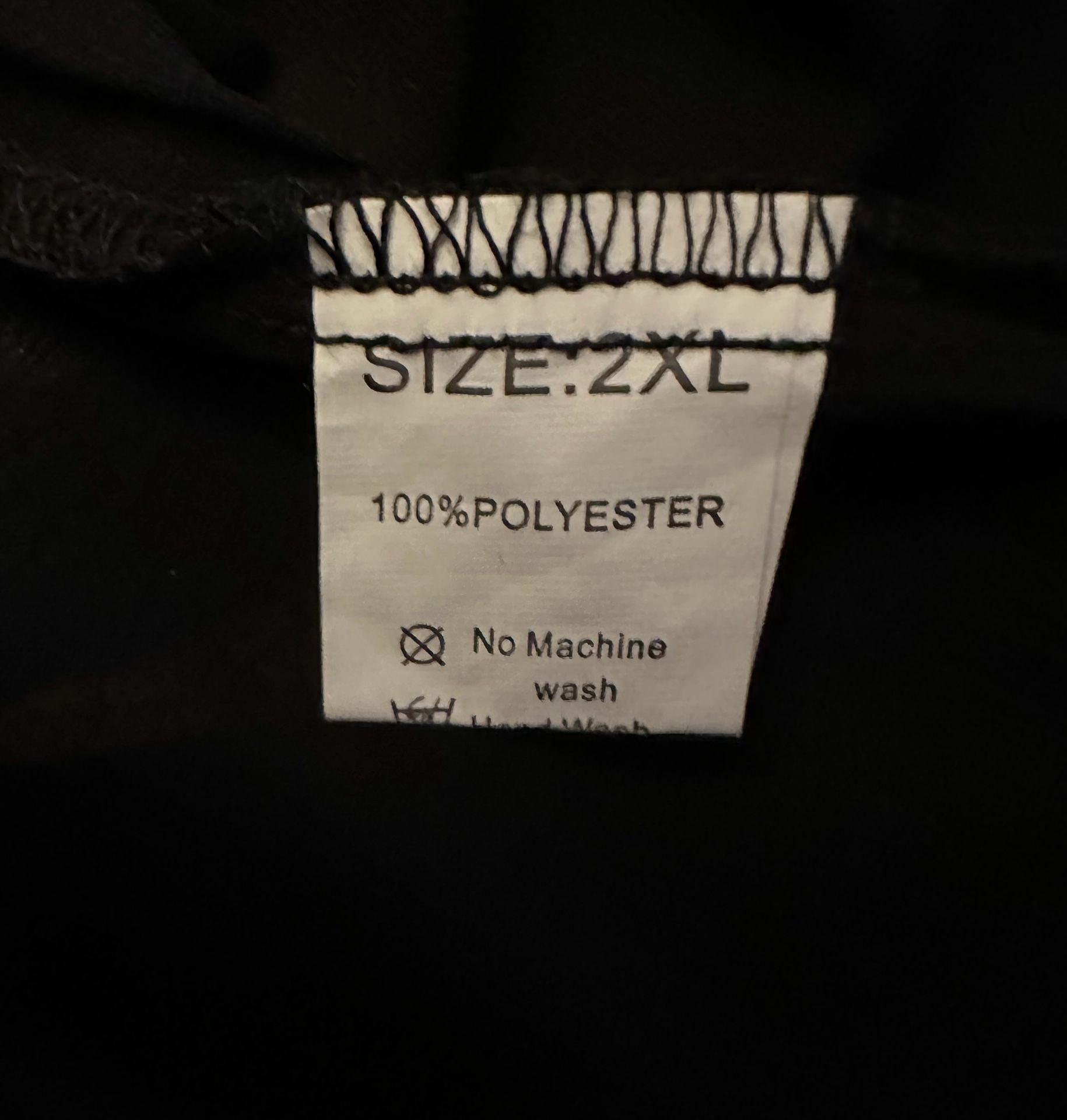 Unbranded Black Sheer Swiss Dot Button Down Shirt Size 2XL 3