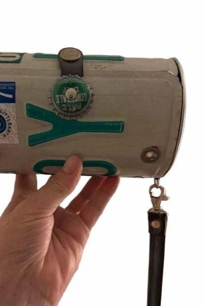 Vintage Florida License Plate Barrel Purse 4