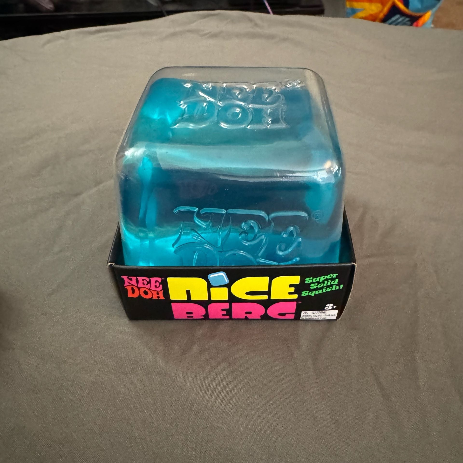 Schylling Nee Doh Nice Berg Blue Squishy Ice Block TOY 1