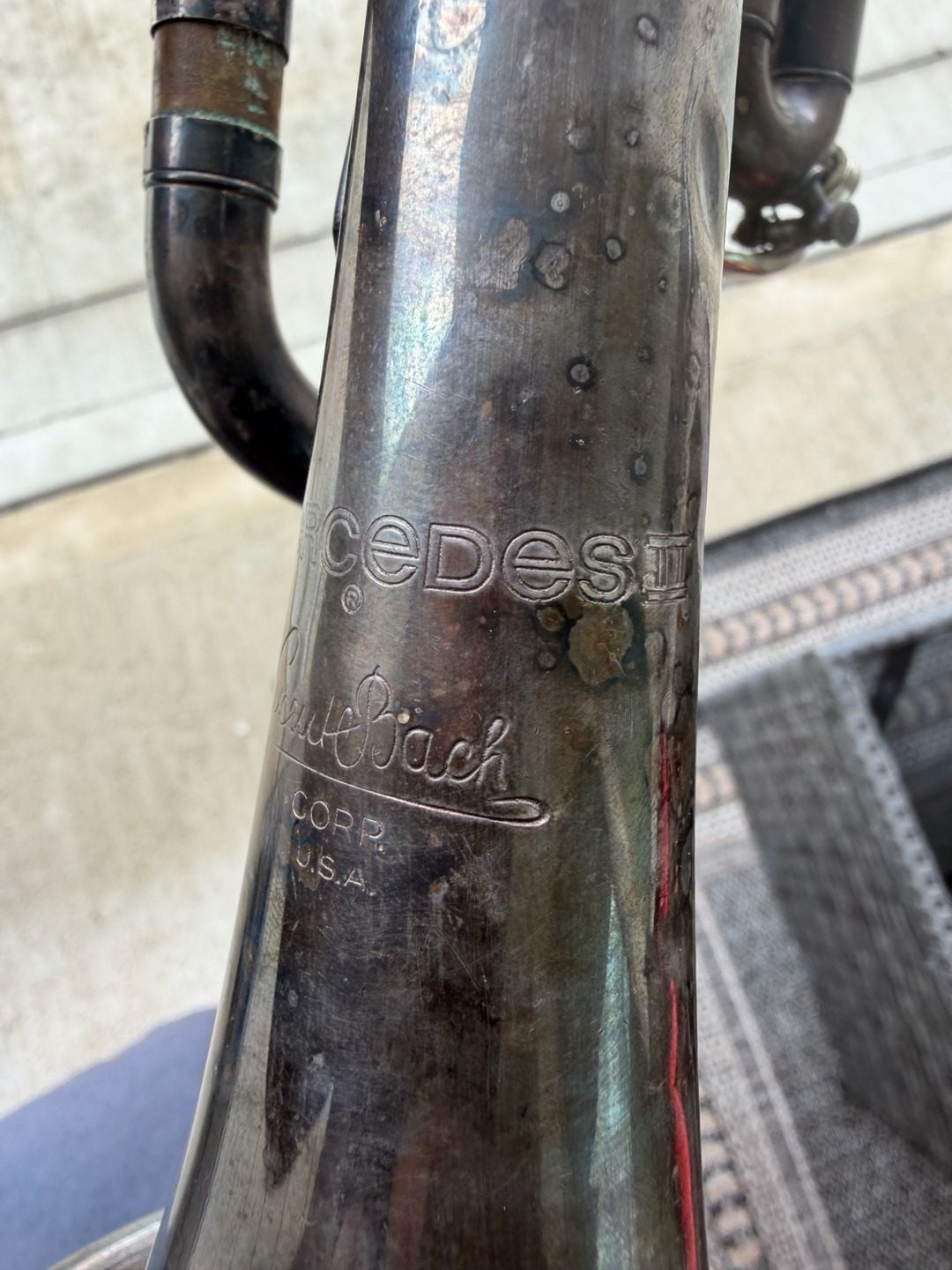 Bach Mercedes
Trumpet Silver Plated with Case 11