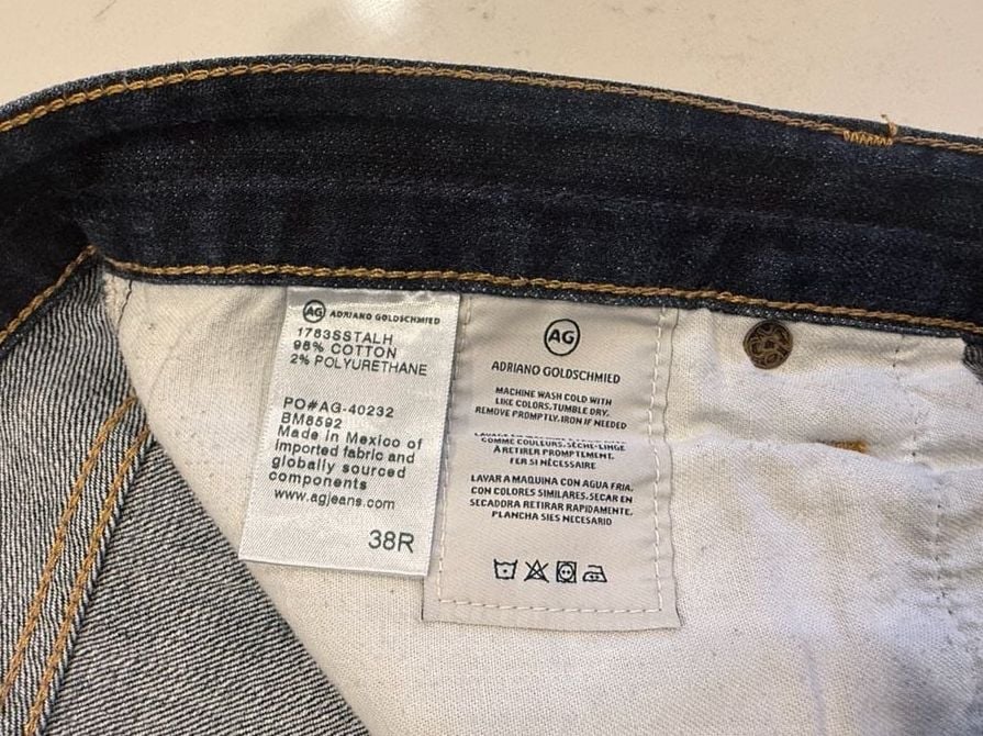 AG Adriano Goldschmied The Tellis Size Mens 38R Blue Denim Jeans 4