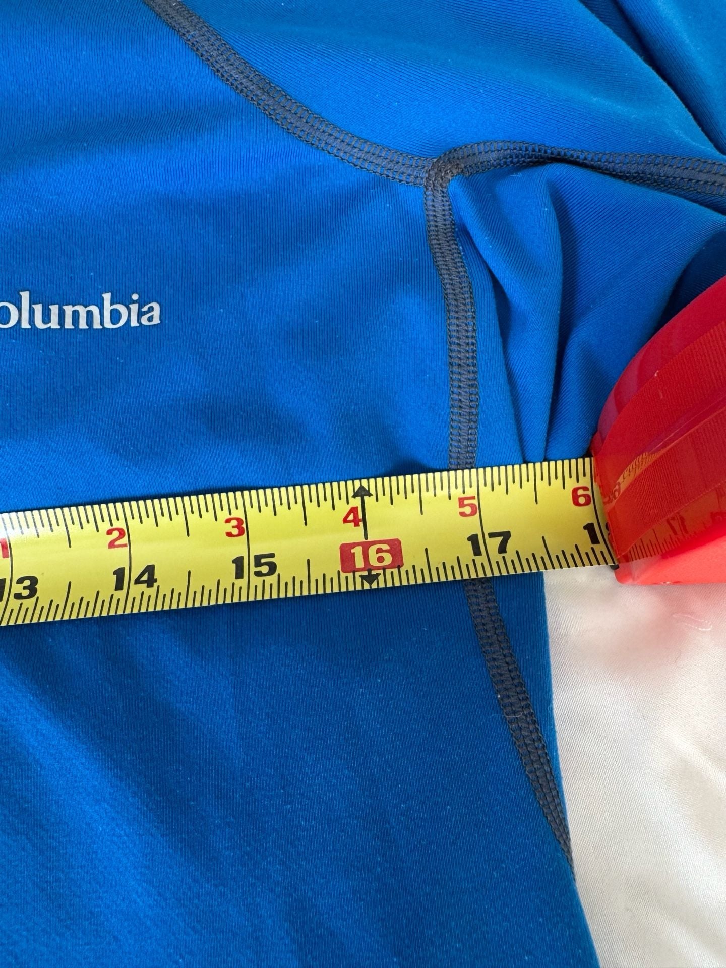 Columbia Omni-Heat Blue 1/4 Zip Long Sleeve Shirt Size L/G 7