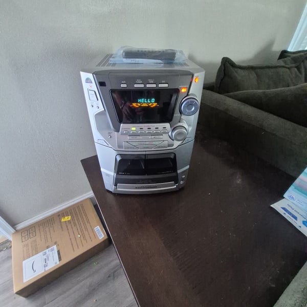 Panasonic Sa-Ak33 5 Cd Changer Stereo System