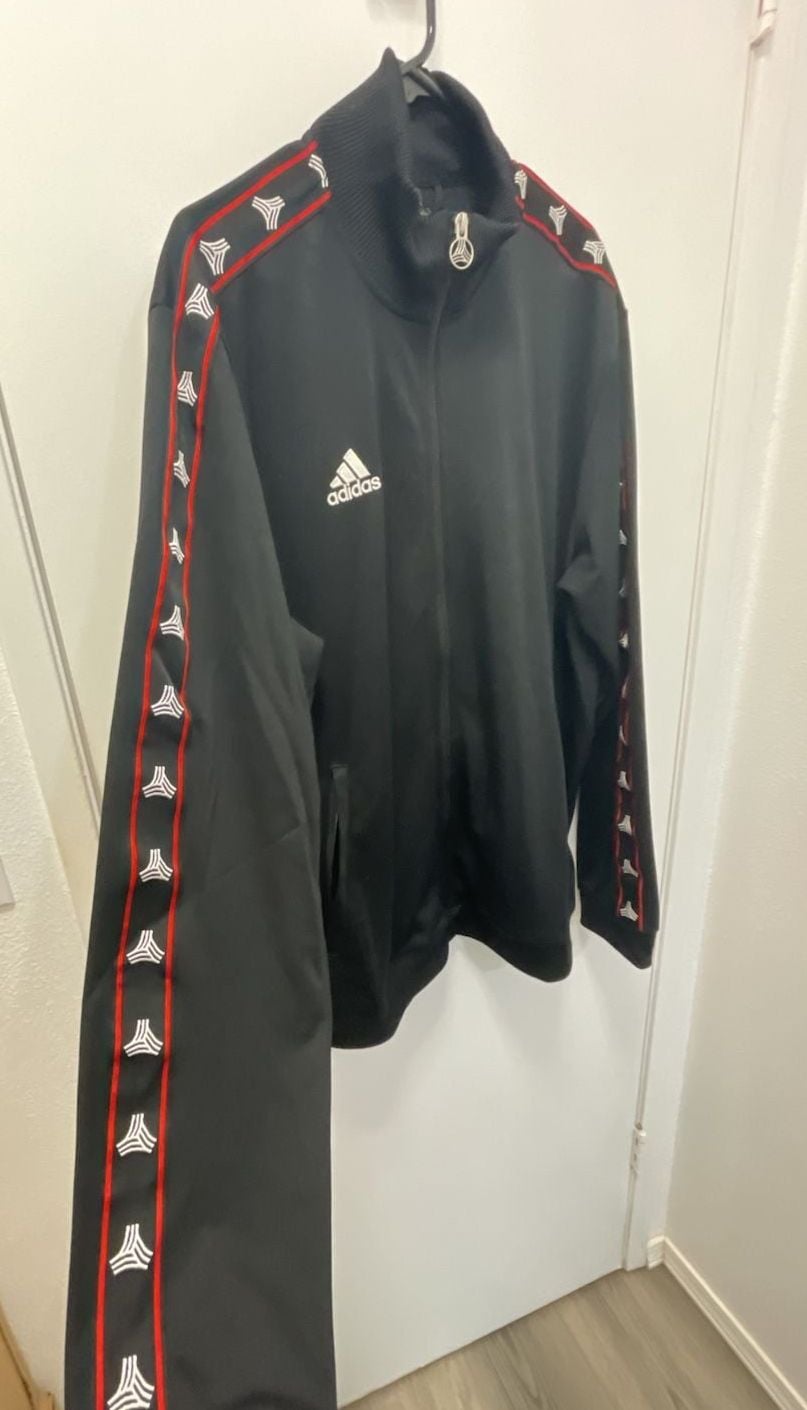 Adidas Tango Tape Clubhouse Track Jacket Black XL 5