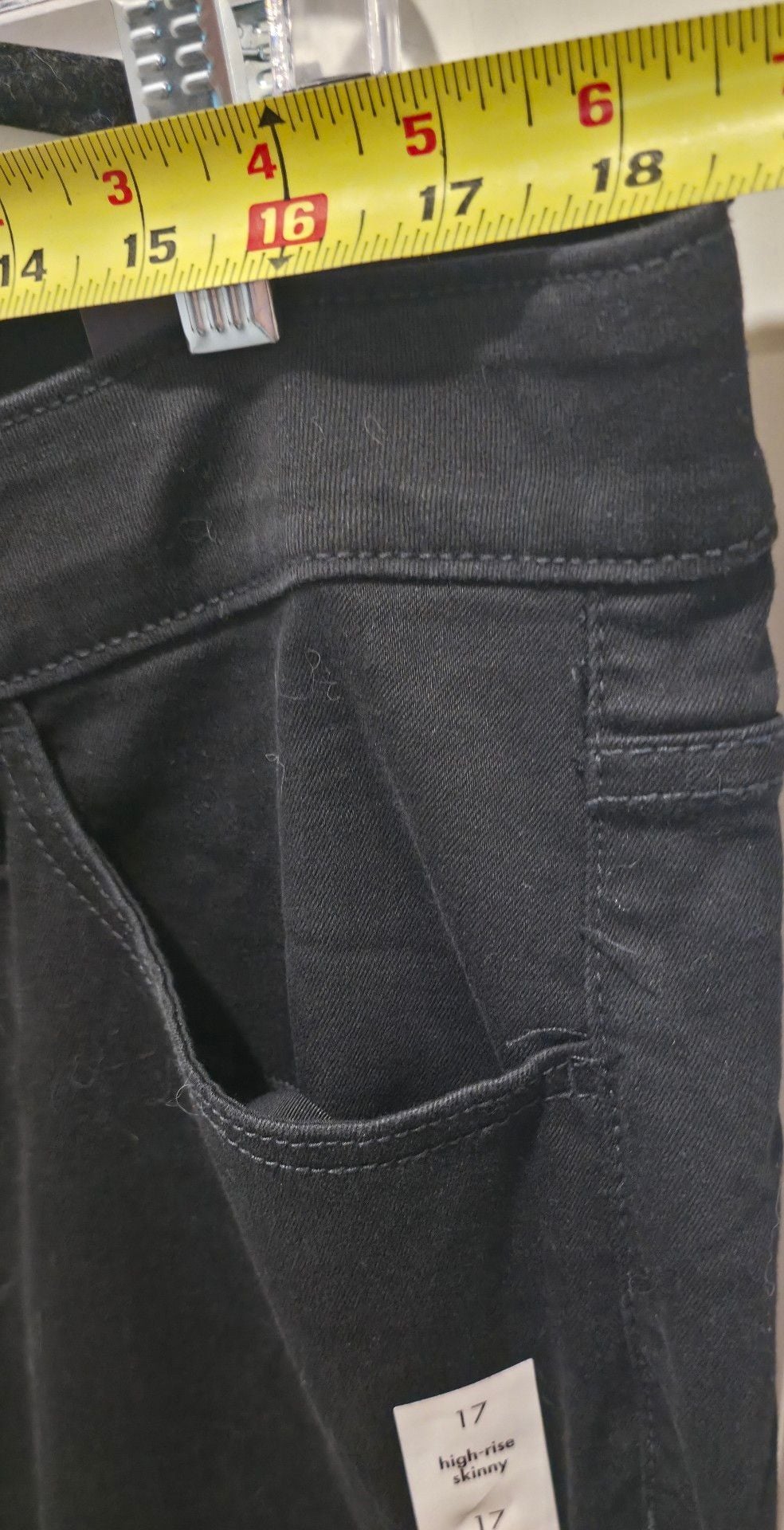 Ava & Viv Black High Rise Skinny Jeans Size 17 7