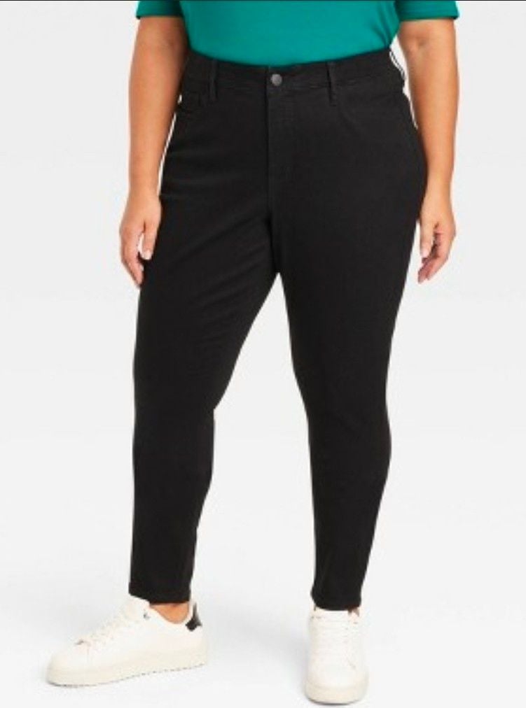 Ava & Viv Black High Rise Skinny Jeans Size 17 10