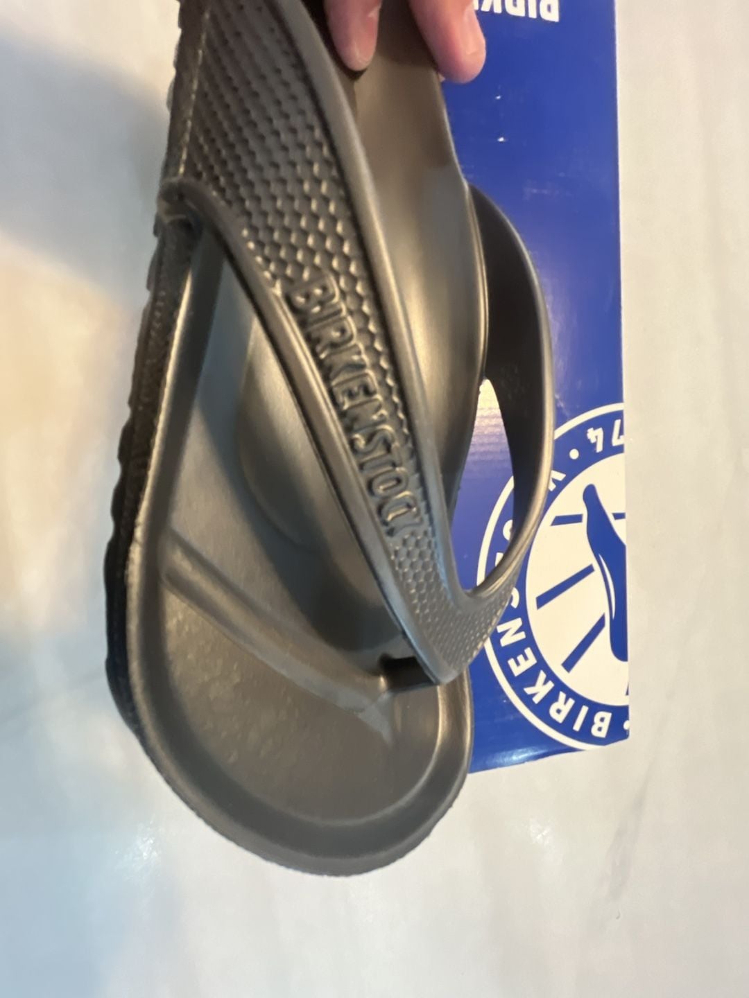 Birkenstock Honolulu EVA Thong Sandal Size 36 Metallic Silver Womens 5 4