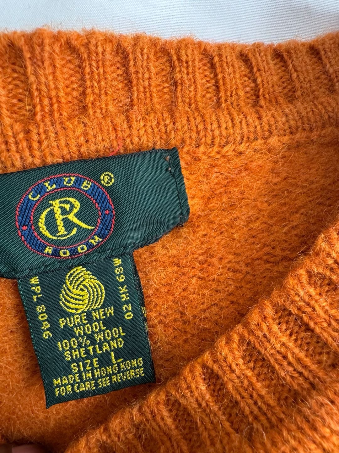 ACNE STUDIOS Samara Wool Crew Neck Sweater/Jumper-Orange-Women's Sz XS HALLOWEEN 3