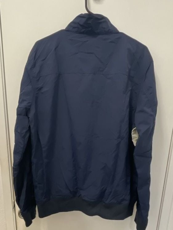 Tommy Hilfiger Colorblock Windbreaker Jacket Size L Blue Red White Nylon 3