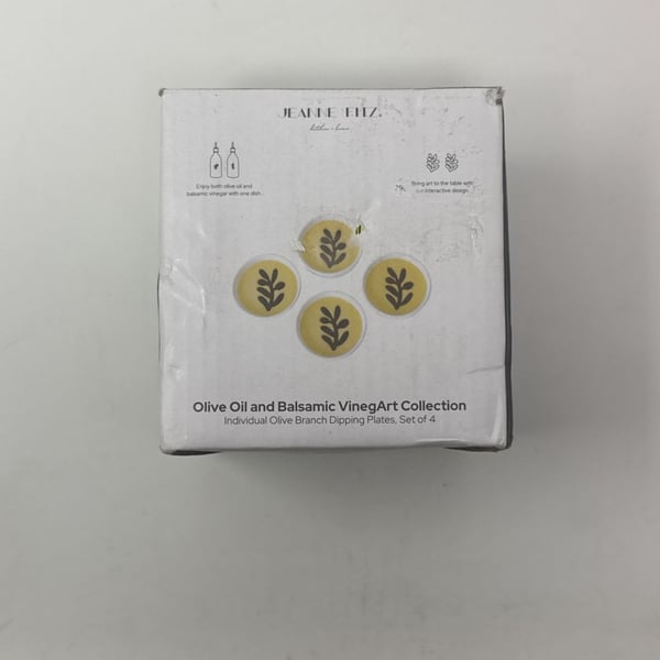 Jeanne Fitz Olive Oil and Balsamic VineArt Collection Individual Olive Branch