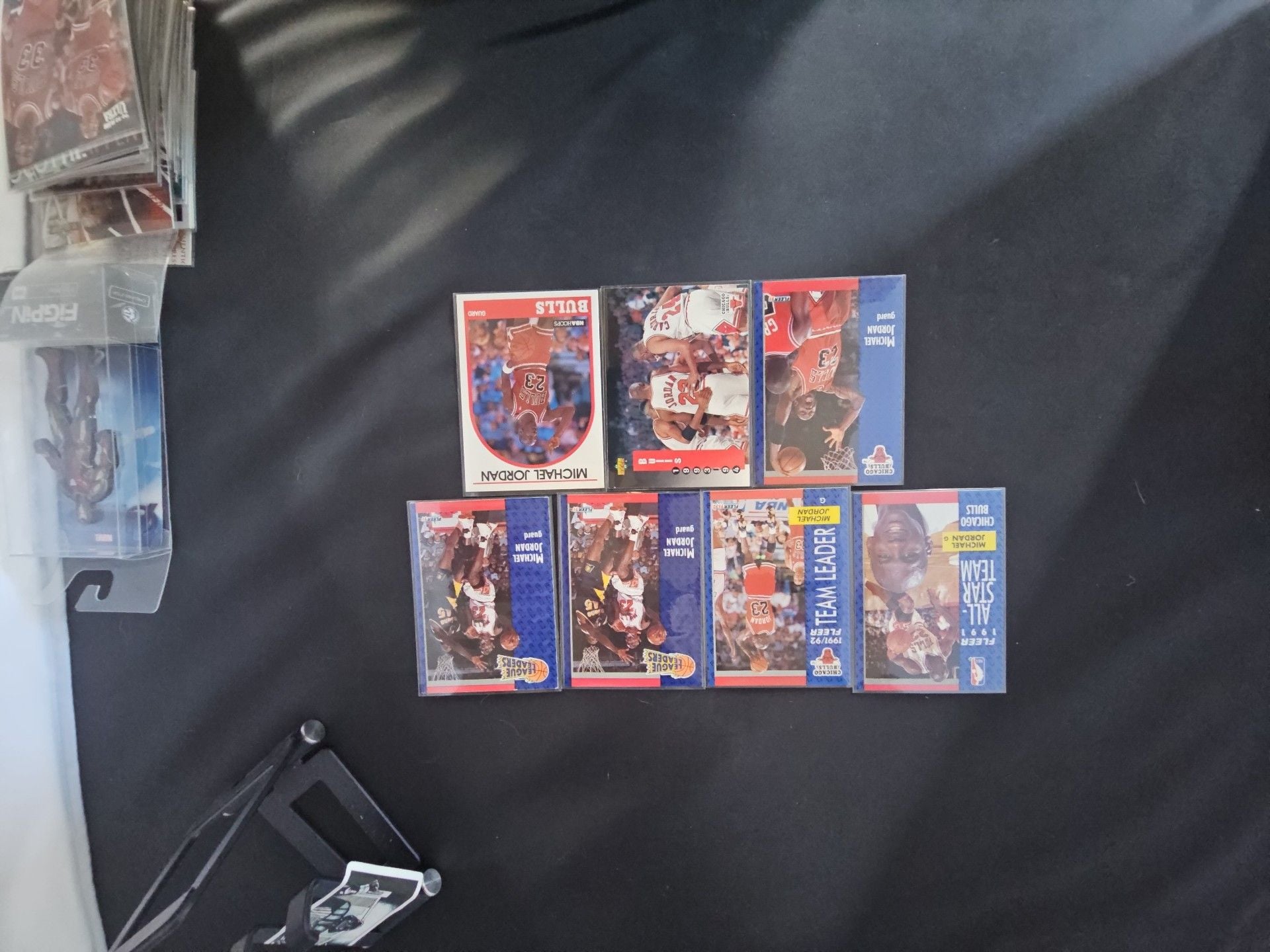 NBA Hoops, Fleer Michael Jordan Chicago Bulls Basketball Trading Cards Lot 1