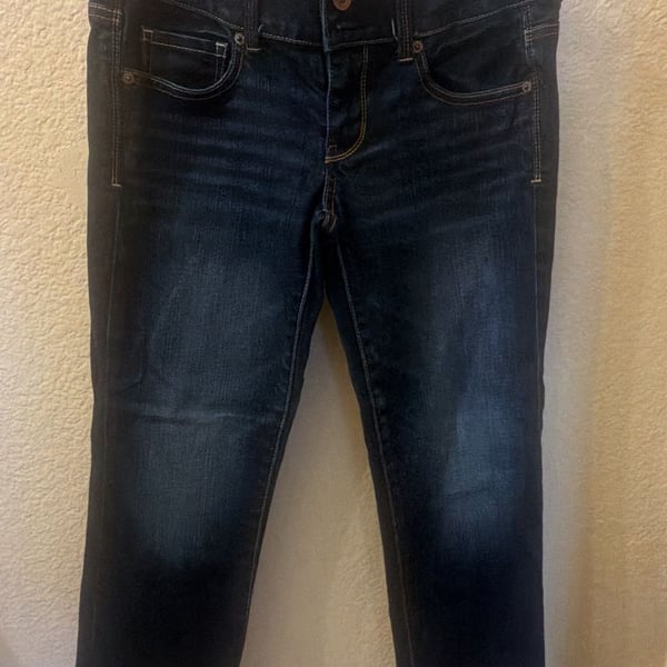 American Eagle Artist Jeans Size 4 Dark Wash Regular Straight Leg
