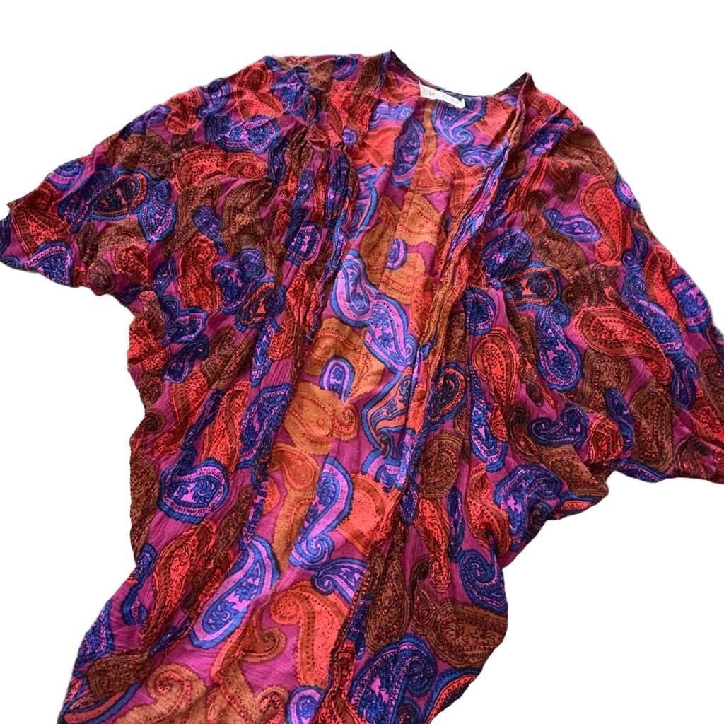 Volcom wrap cardigan women’s boho indie wear 3
