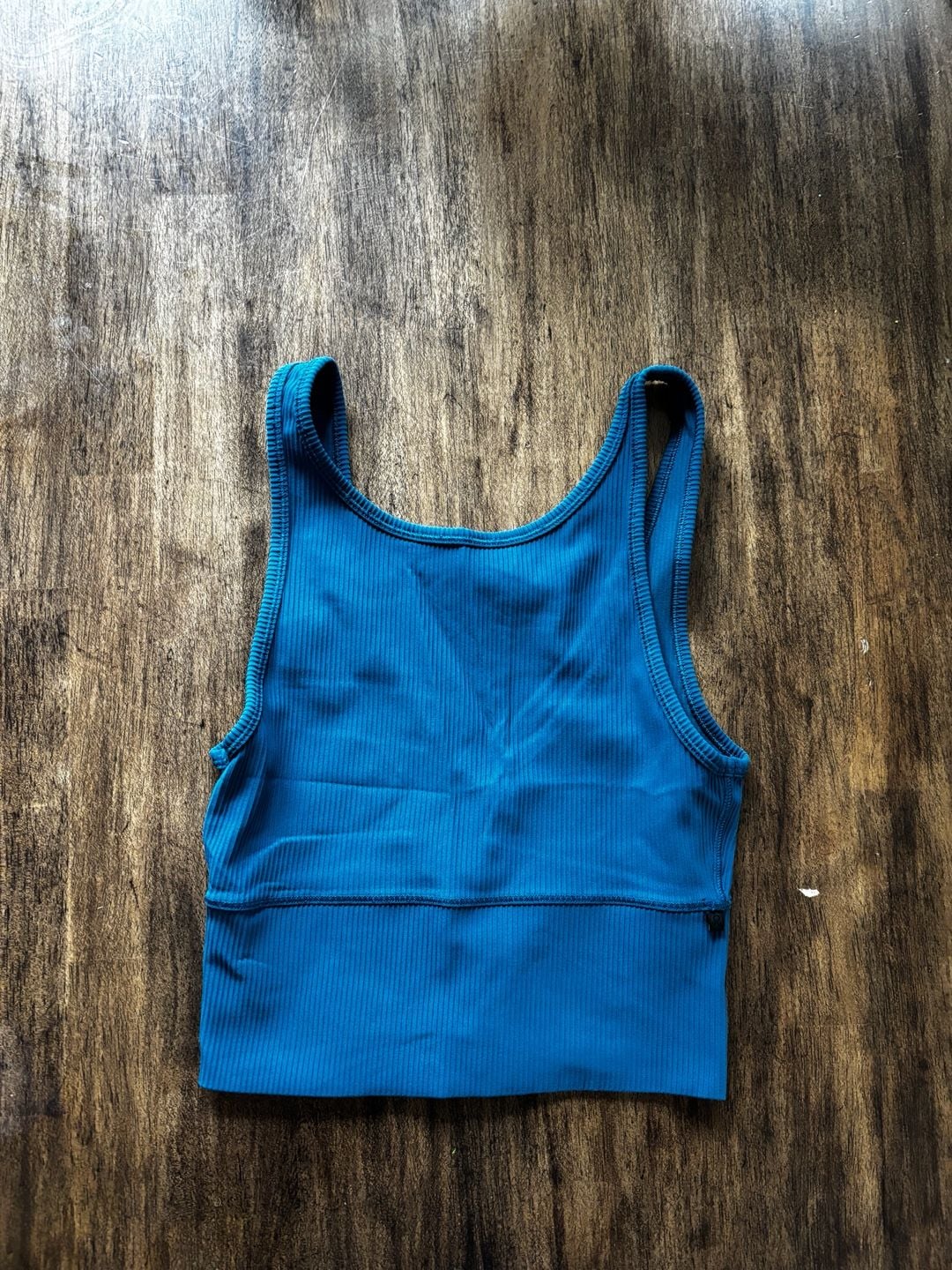 Lululemon Power Pivot Ribbed Tank Top Blue 2