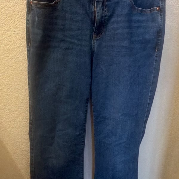 Lane Bryant Dark Wash High Rise Boot Cut Jeans Size 14