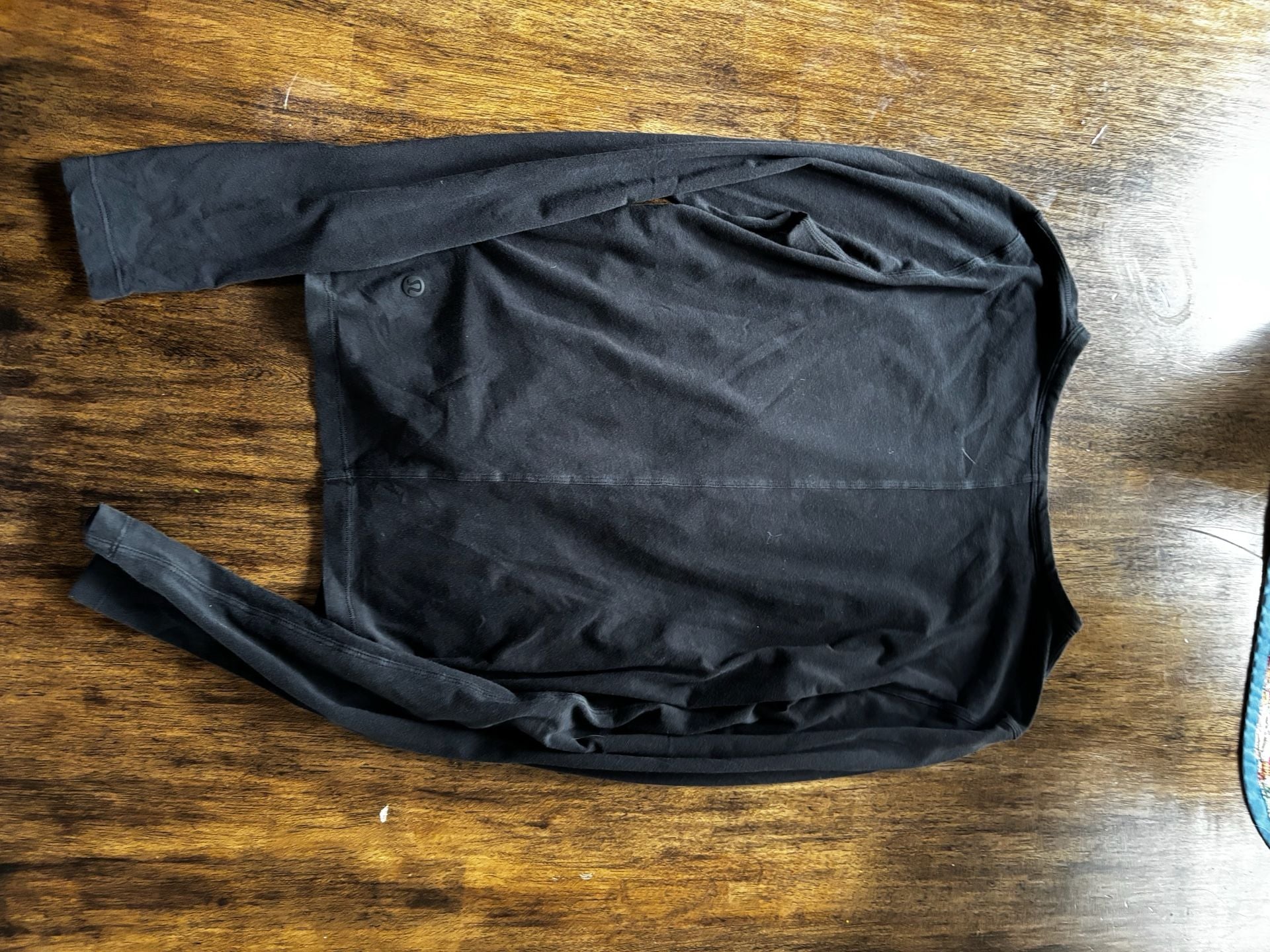 Lululemon Twist Front Long Sleeve Top Black 4