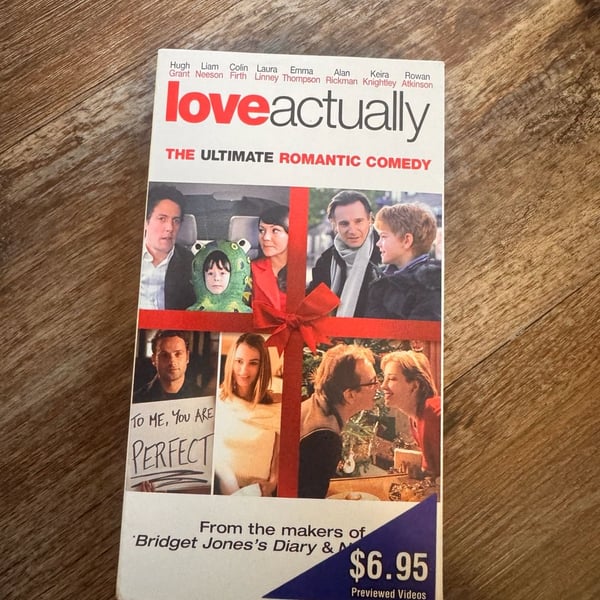 Love Actually VHS Movie Universal Pictures 2004