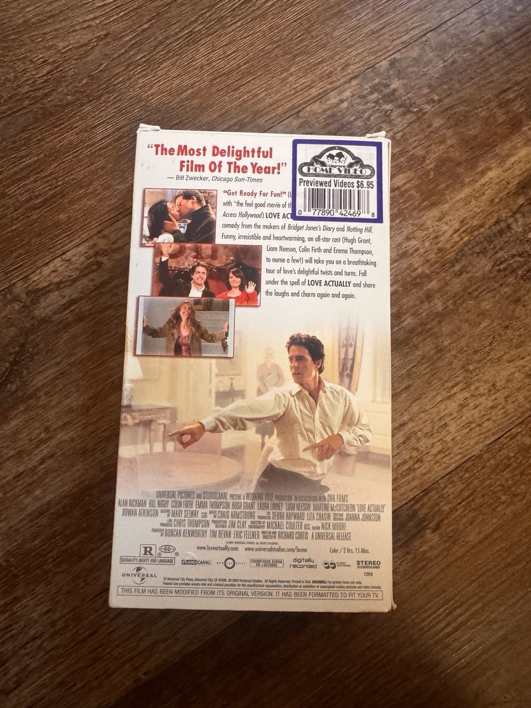 Love Actually VHS Movie Universal Pictures 2004 3