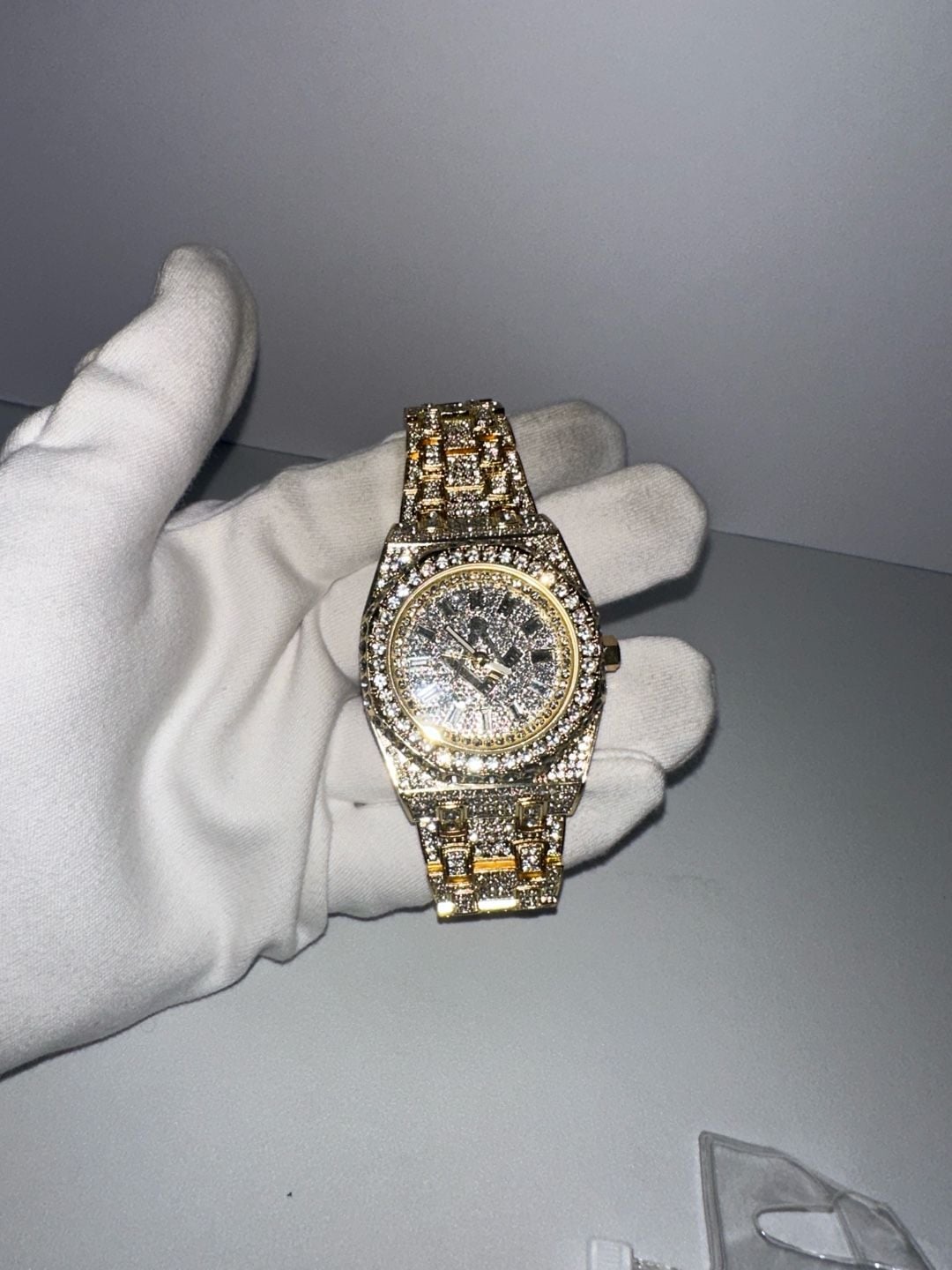 Masonic Watch Gold Iced Out 2