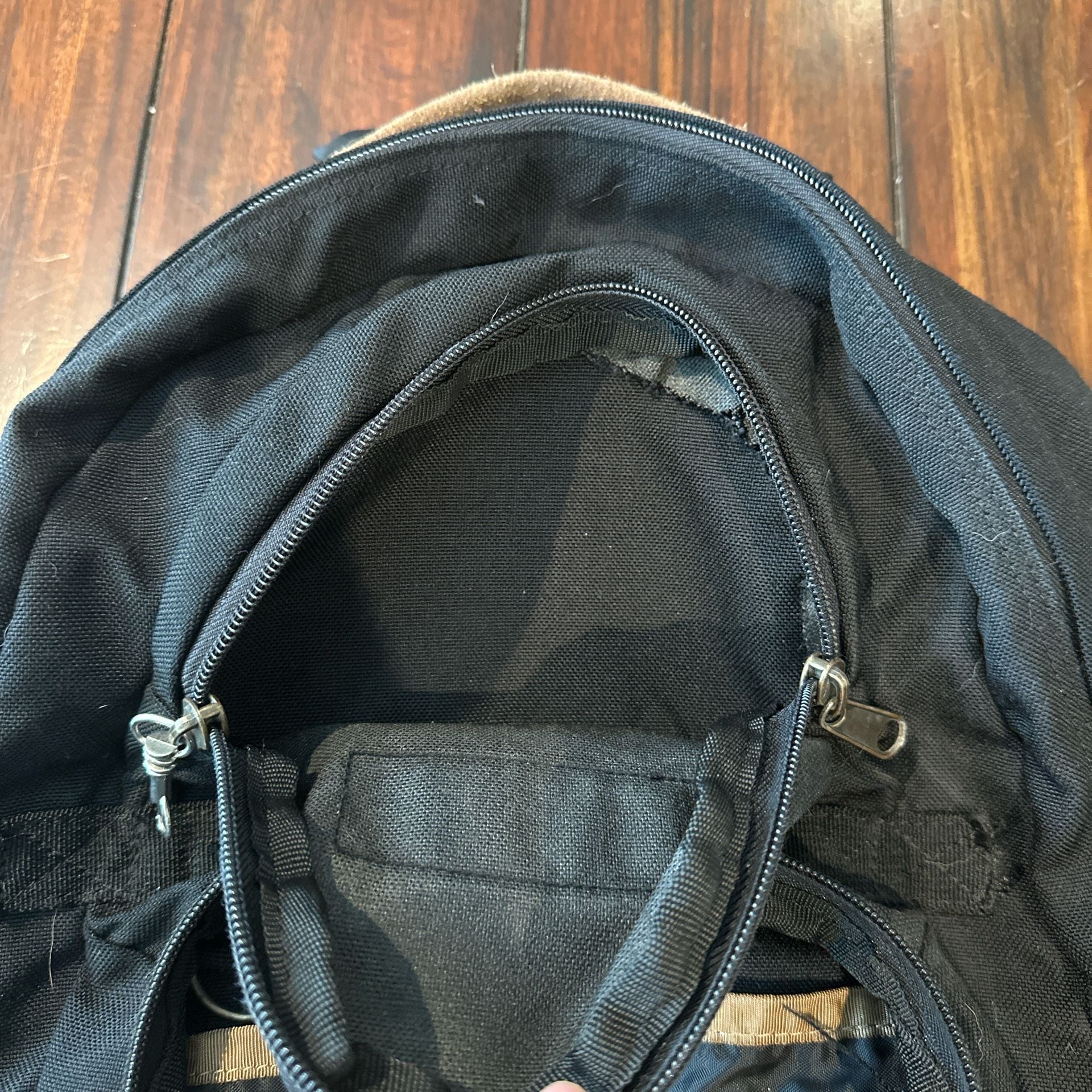 Vintage 1990s Timberland Canvas Suede Bottom Backpack 6