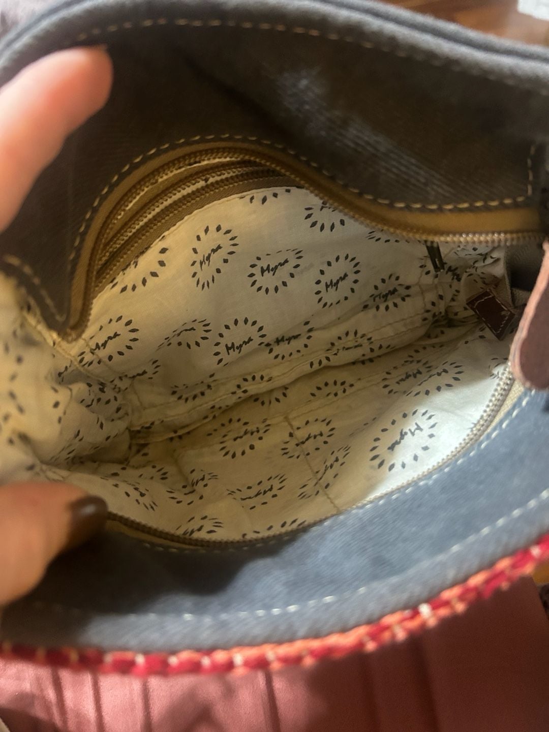 Myra Bag Etched Rainbow Hand Tooled Shoulder Purse S-3077 7