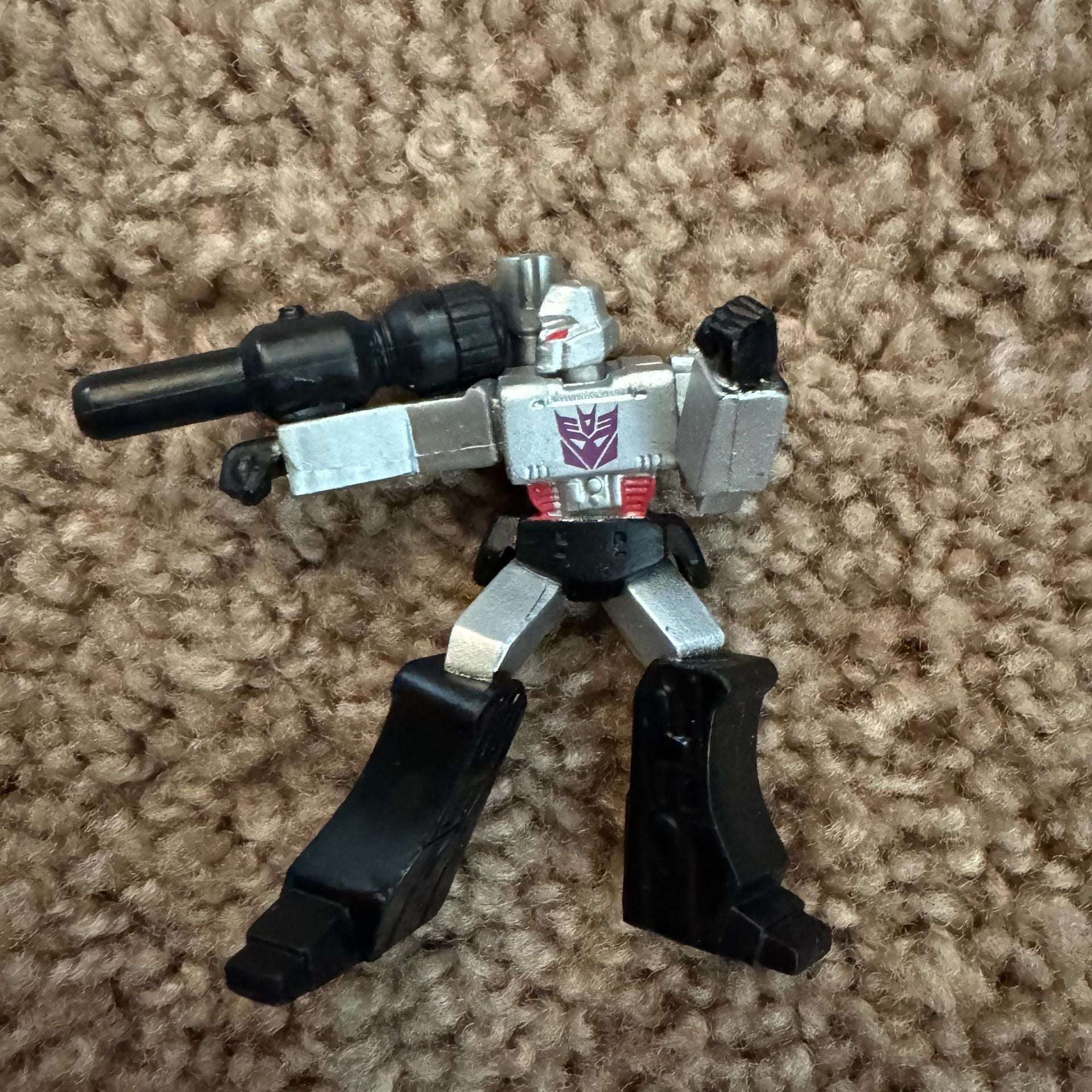 Hasbro Transformers Mini Figure Megatron Silver Black 1