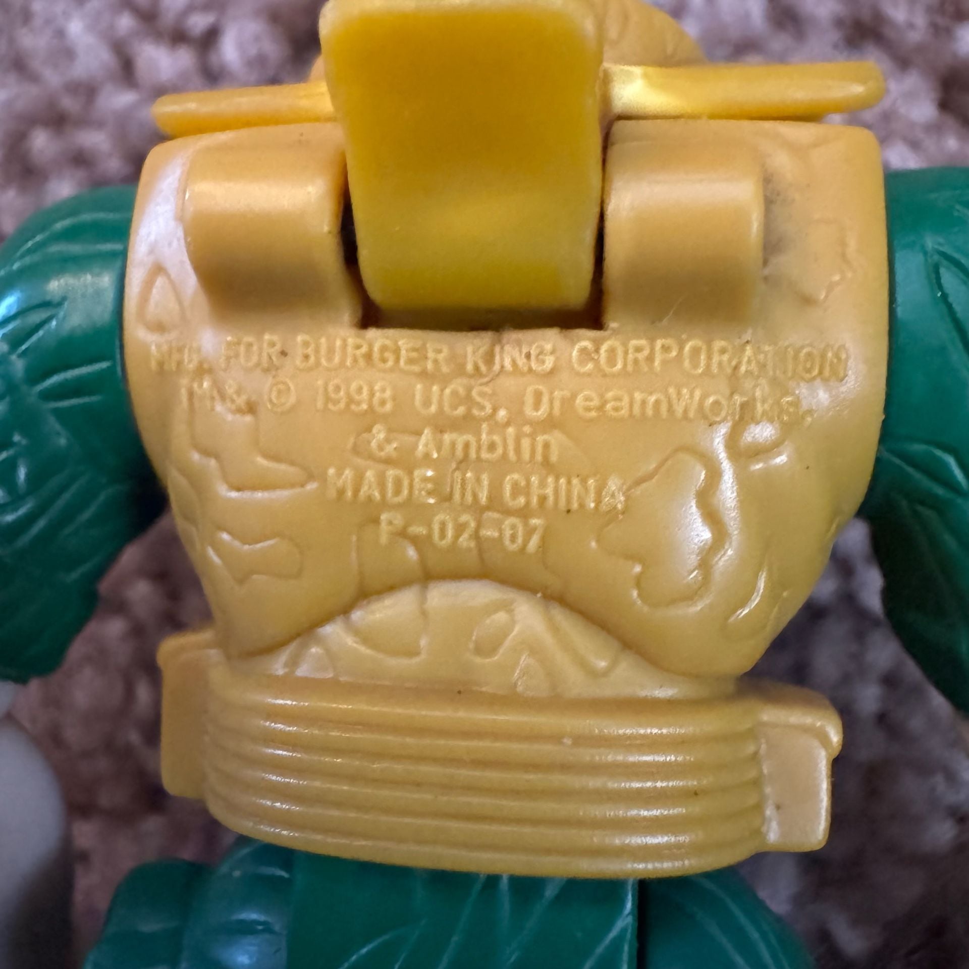 Burger King Small Soldiers Major Chip Hazard Action Figure 1998 3