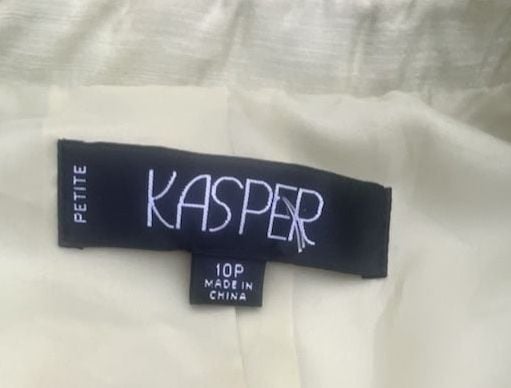 Kasper Light Green Rayon Skirt Suit Set Size 10P 5